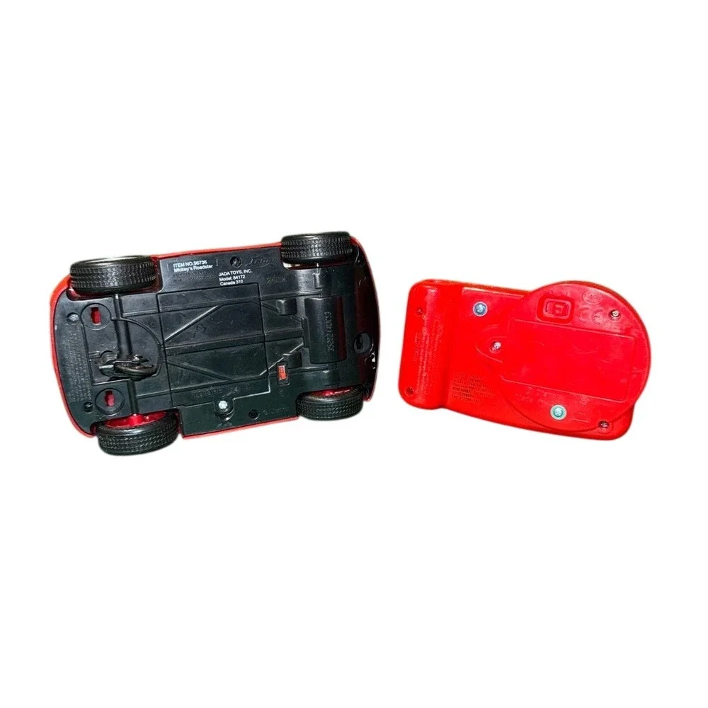 Jada Toys Disney Mickey Mouse Roadster RC Car Red Remote‎ Control 99738